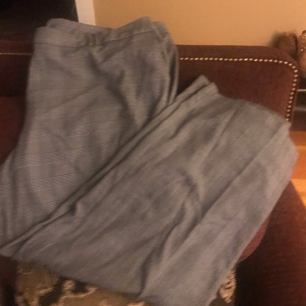 Black and white stripped dress pants